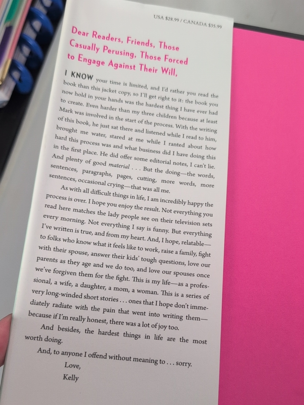 Live Wire by Kelly Ripa Hardback - Picture 3 of 6